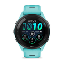 Garmin Forerunner 265 46mm GPS Bisel Negro con Correa Silicona Turquesa/Negro