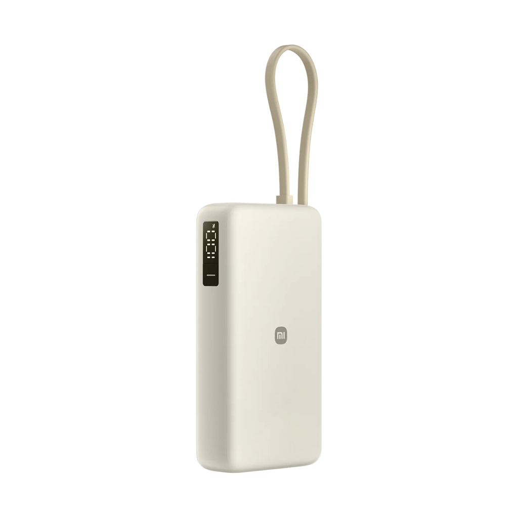 Xiaomi 67W Power Bank 20.000 mAh (Integrated Cable) Beige (Tan)
