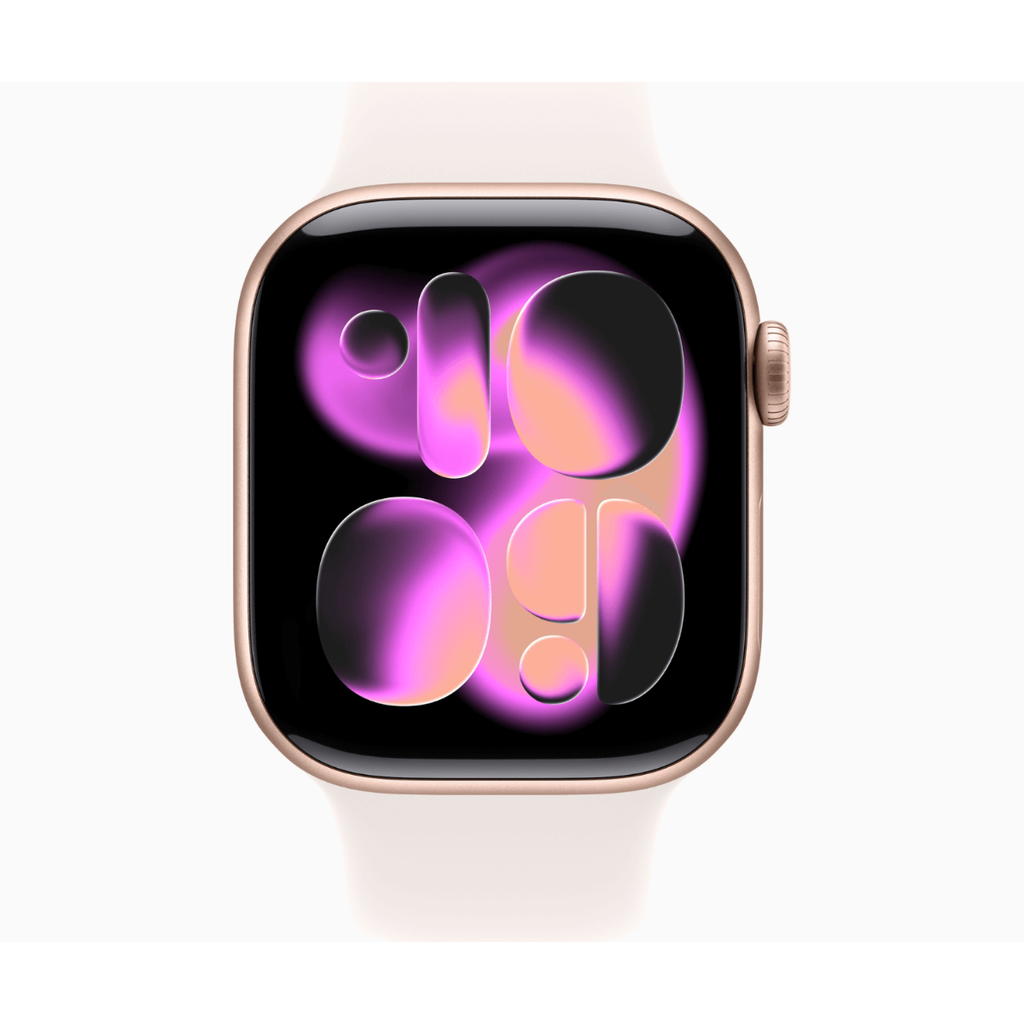 Apple Watch Series 11 GPS + Cellular 46mm Aluminio Oro Rosa y Correa Sport Band Rosa (Light Blush) - Talla M/L