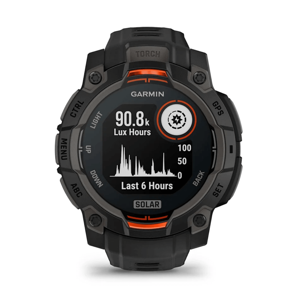 Garmin Instinct 3 Solar GPS 45mm Smartwatch Negro con Correa Negra