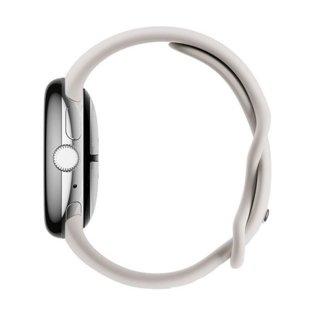 Google Pixel Watch LTE 41mm Plata (Polished Silver) y Correa Deportiva Beige (Chalk)
