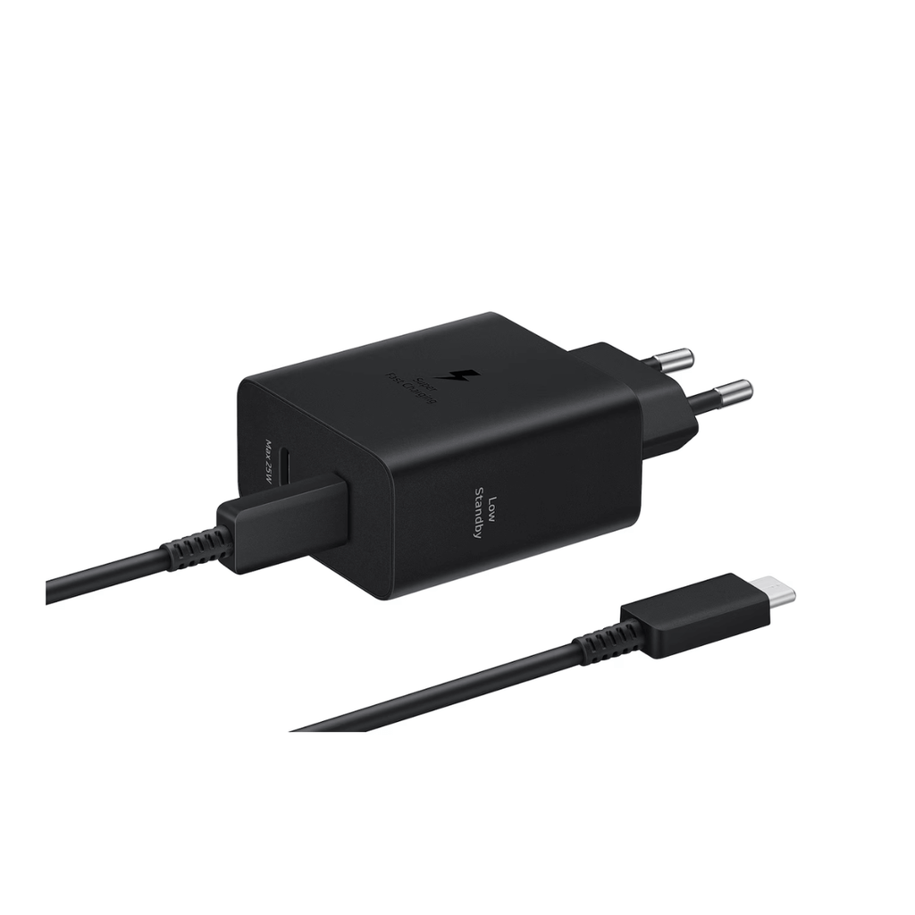 Samsung EP-T5020 Cargador Duo Ultra Rápido USB-C 50W Negro (Black) + Cable USB-C
