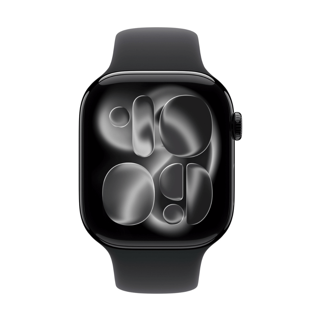 Apple Watch Series 11 GPS + Cellular 46mm Aluminio Negro Azabache y Correa Sport Band Negra - Talla M/L