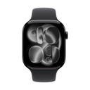Apple Watch Series 11 GPS + Cellular 46mm Aluminio Negro Azabache y Correa Sport Band Negra - Talla M/L