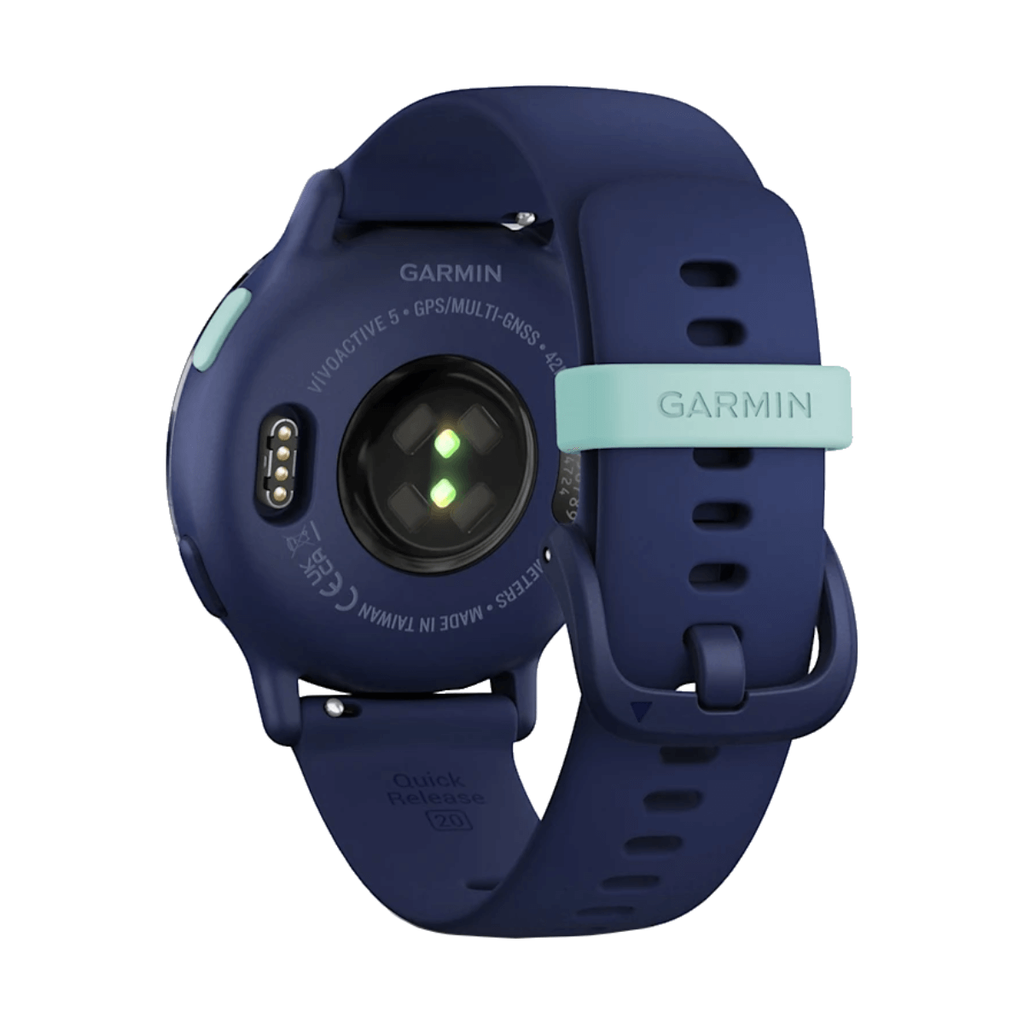 Garmin Vivoactive 5 GPS 42mm Bisel de Aluminio Azul y Correa de Silicona Azul