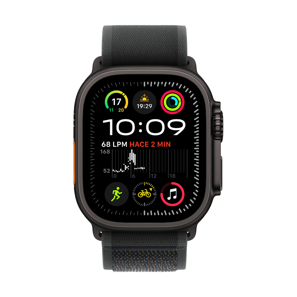 Apple Watch Ultra 2 GPS + Cellular 49mm Titanio Negro con Correa Trail Loop Negra - Talla S/M