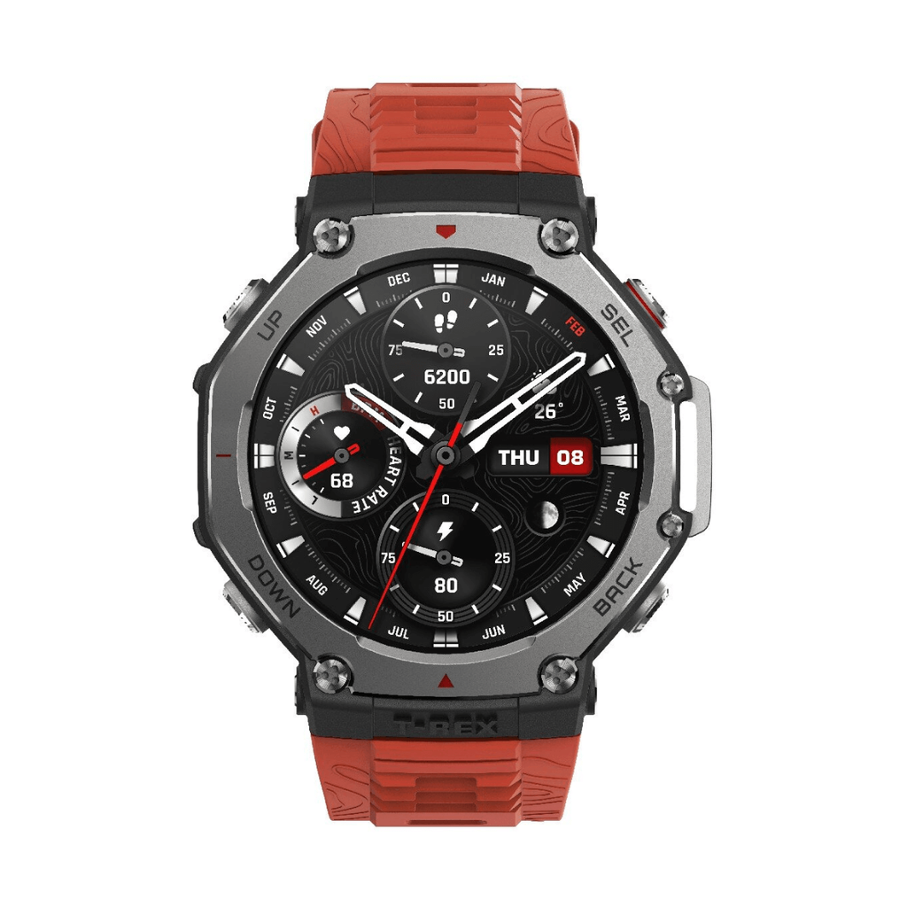 Amazfit T-Rex 3 GPS 48mm Smartwatch Rojo (Lava RED)