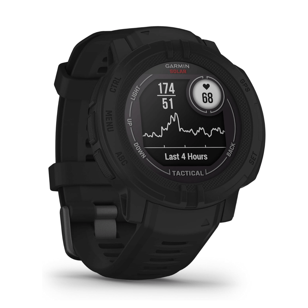 Garmin Instinct 2 Solar Tactical Edition GPS 45mm Smartwatch Negro (Black)
