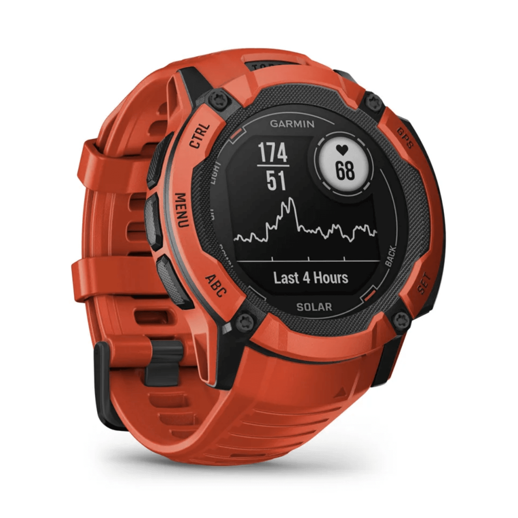 Garmin Instinct 2X Solar GPS 50mm Smartwatch Rojo (Red)