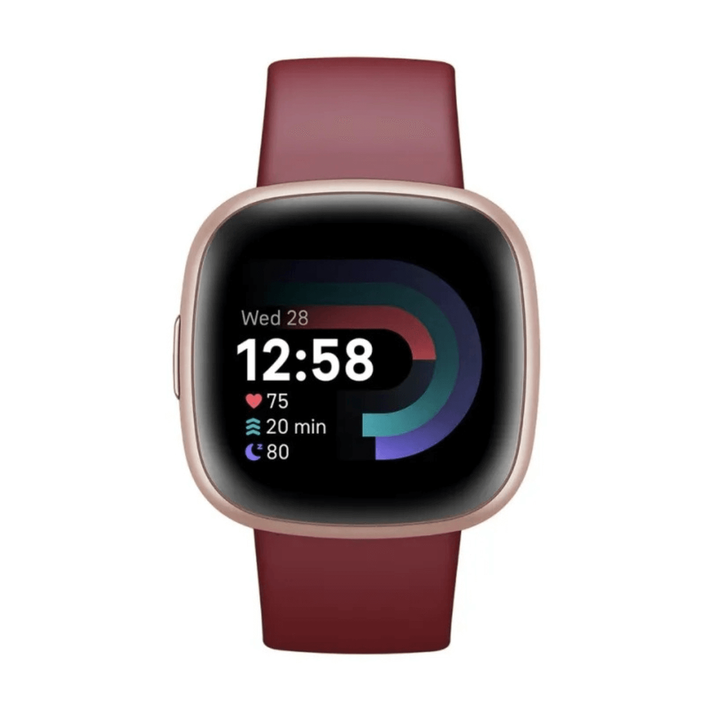 Google Fitbit Versa 4 GPS 40mm Smartwatch Rojo (Beet Juice)