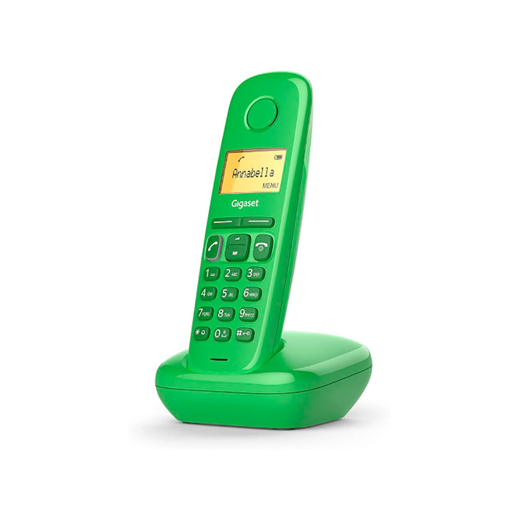 Gigaset Teléfono Inalámbrico DECT A170 Verde