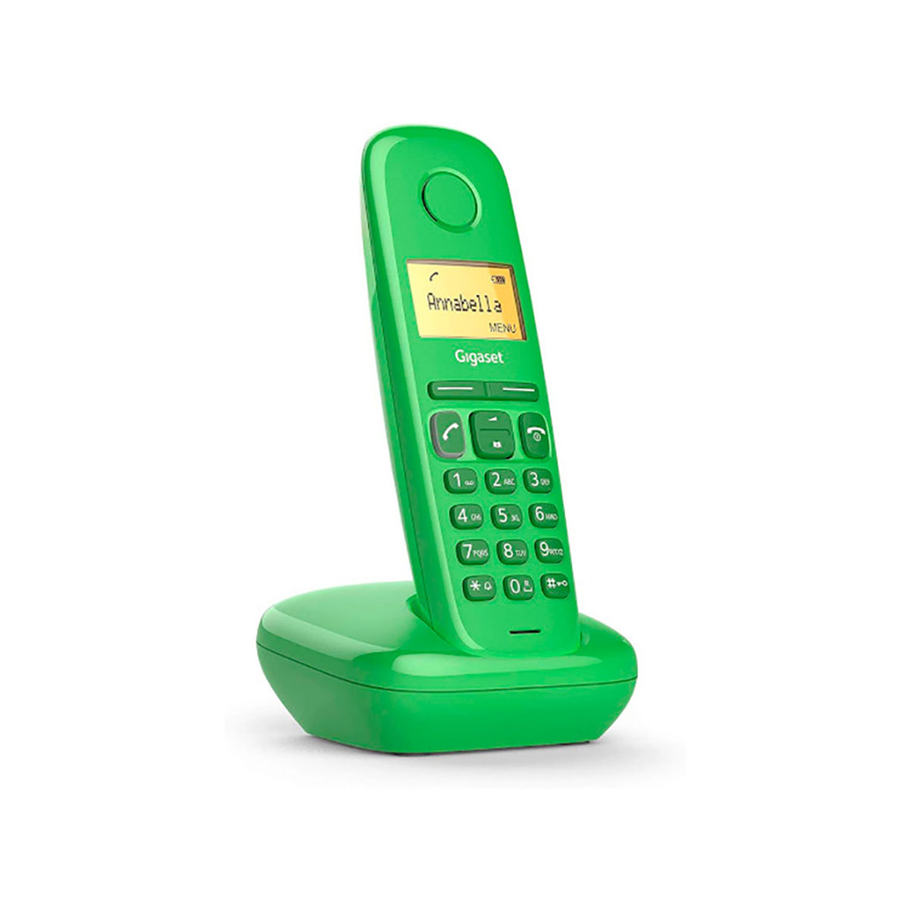 Gigaset Teléfono Inalámbrico DECT A170 Verde