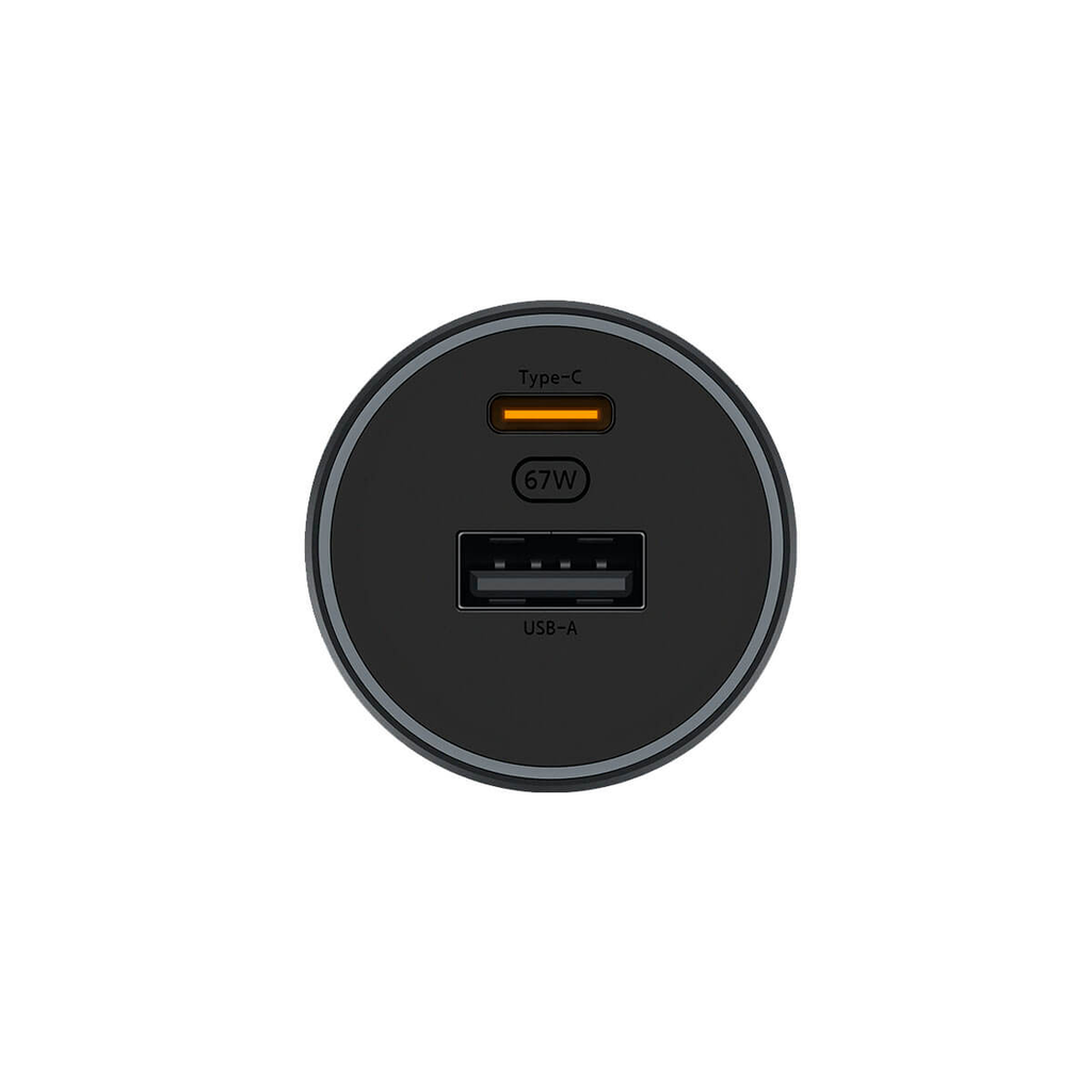 Xiaomi 67W Car Charger USB-A Tipo-C Negro (Black) BHR6814GL