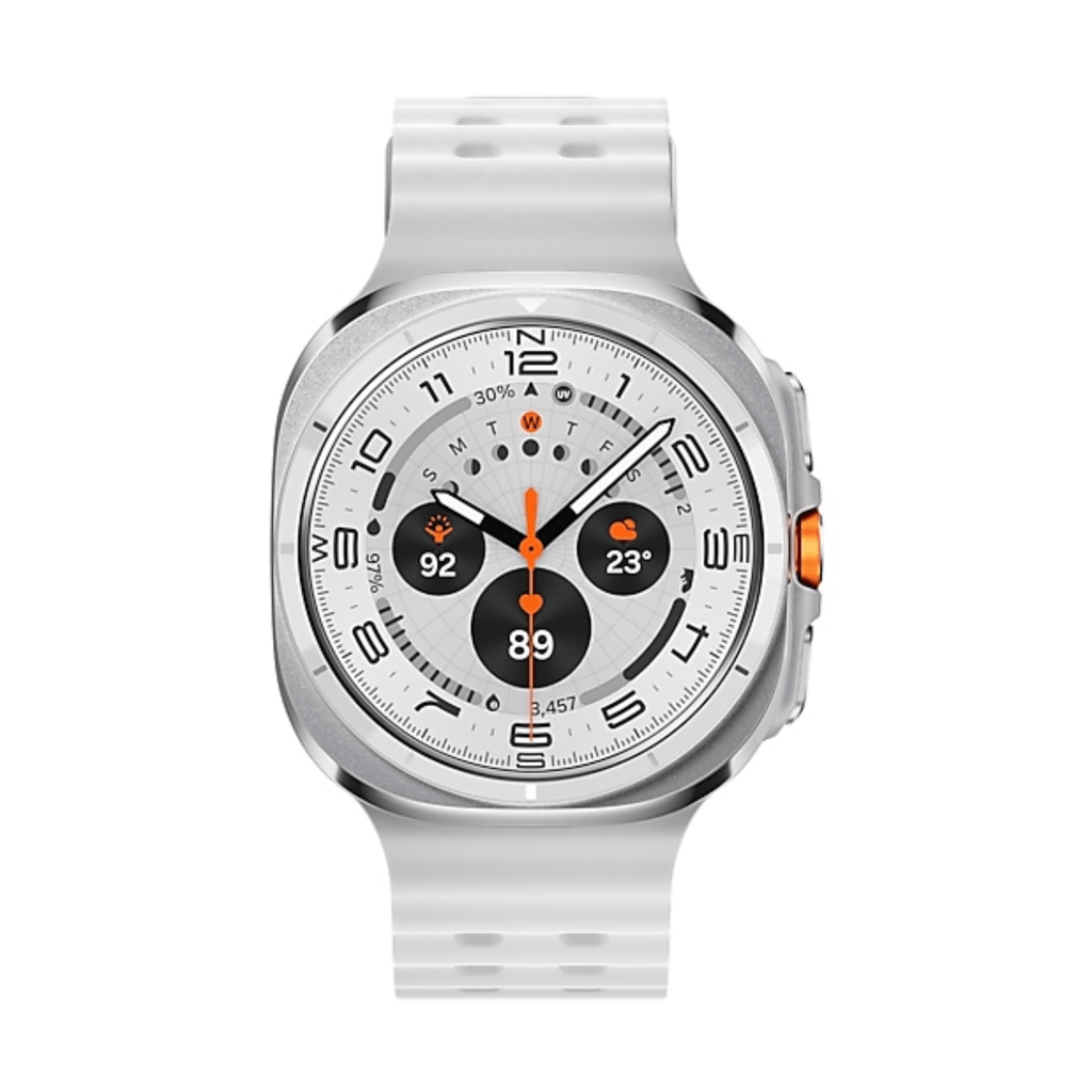Samsung Galaxy Watch Ultra 2025 LTE 47mm Blanco (Titanium White) y Correa Marine Band Blanca L705