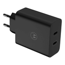 Motorola TurboPower Cargador USB-C de 125W Duo Negro