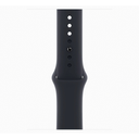 Apple Watch Series 9 GPS 45mm Aluminio Negro y Correa deportiva Negra - S/M MRMC3QL/A