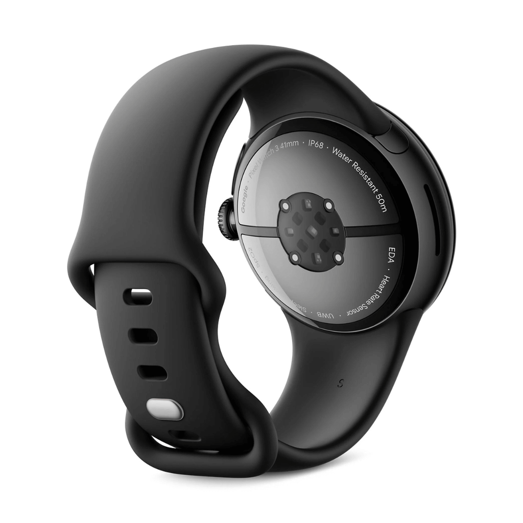 Google Pixel Watch 3 41mm WiFi Negro (Matte Black) y Correa Deportiva Negra (Obsidian)