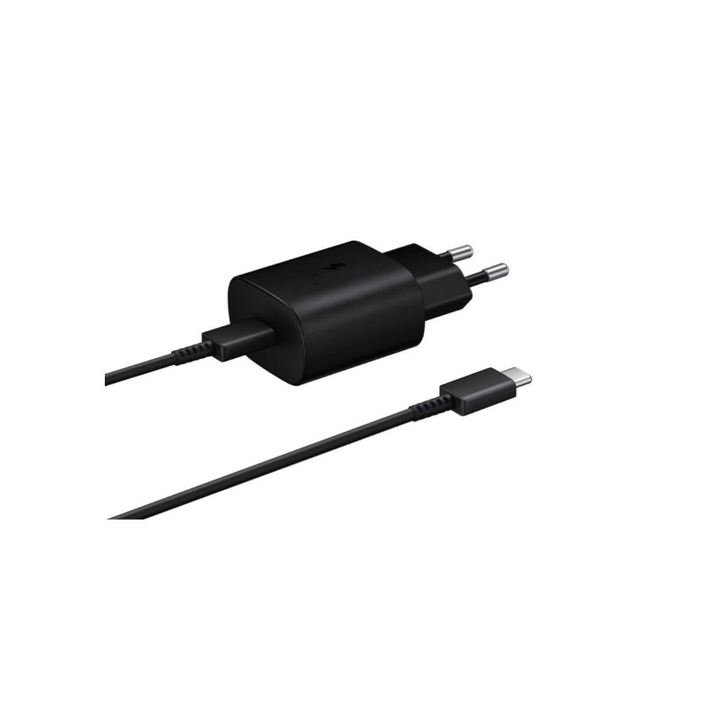 Cargador ultra rápido de red Samsung EP-TA800 25W (Type-C) Negro (blíster)