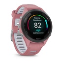 Garmin Forerunner 265S Bluetooth 42 mm Negro, Rosa (Black,Pink) + correa Silicona Rosa, Blanco