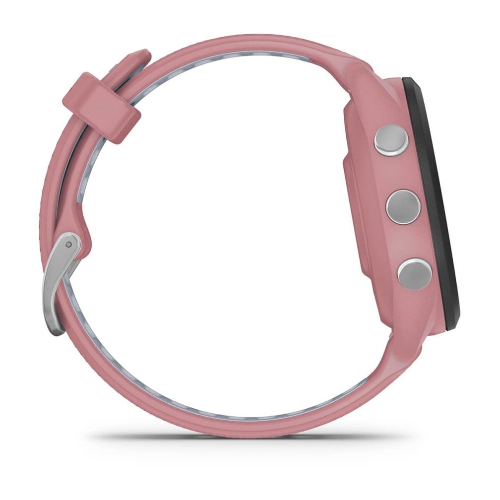 Garmin Forerunner 265S Bluetooth 42 mm Negro, Rosa (Black,Pink) + correa Silicona Rosa, Blanco
