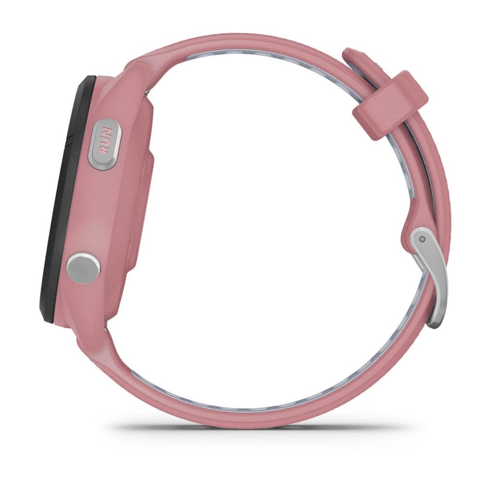 Garmin Forerunner 265S Bluetooth 42 mm Negro, Rosa (Black,Pink) + correa Silicona Rosa, Blanco