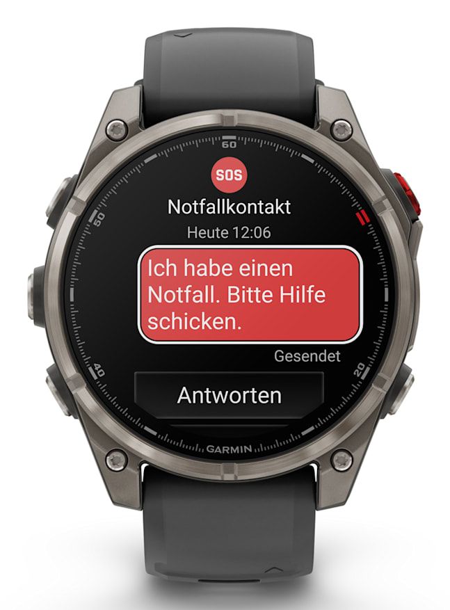Garmin fēnix Bluetooth 47 mm Grafito, Titanio (Graphite,Titanium) + correa Silicona Negro