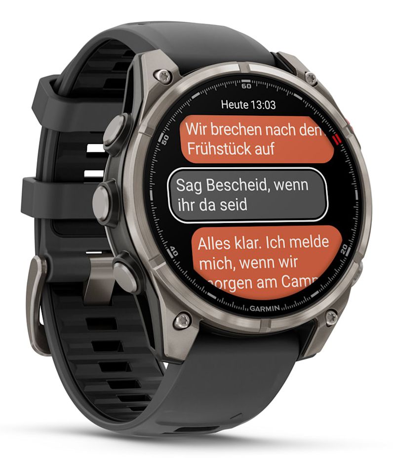 Garmin fēnix Bluetooth 47 mm Grafito, Titanio (Graphite,Titanium) + correa Silicona Negro