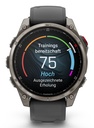 Garmin fēnix Bluetooth 47 mm Grafito, Titanio (Graphite,Titanium) + correa Silicona Negro