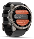 Garmin fēnix Bluetooth 51 mm Grafito, Titanio (Graphite,Titanium) + correa Silicona Negro