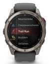 Garmin fēnix Bluetooth 51 mm Grafito, Titanio (Graphite,Titanium) + correa Silicona Negro