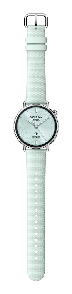 Xiaomi S4 Bluetooth 41 mm Plata (Silver) + correa Color menta