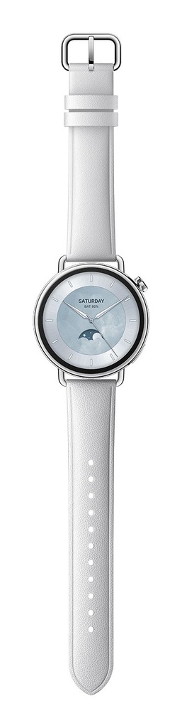 Xiaomi S4 Bluetooth 41 mm Plata (Silver) + correa Blanco