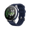Amazfit W2558GL2N smartwatch / sport watch Bluetooth Plata (Silver) + correa Silicona Azul