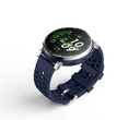 Amazfit W2558GL2N smartwatch / sport watch Bluetooth Plata (Silver) + correa Silicona Azul
