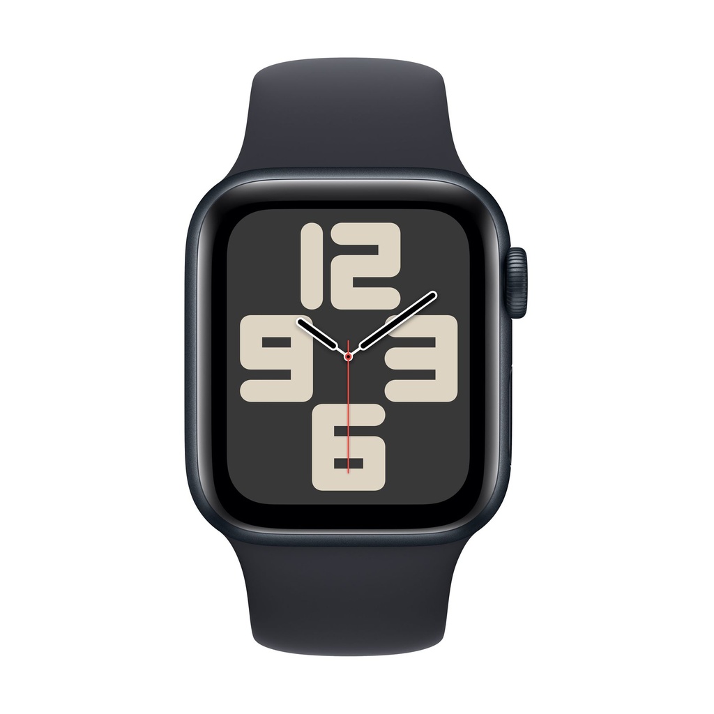 Apple Watch SE (2ª Gen) 2023 GPS + Cellular 40mm Aluminio y Correa Deportiva Negro (Midnight) - Talla S/M