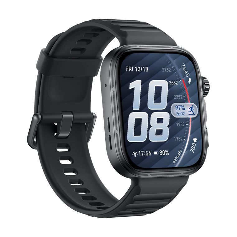 Huawei WATCH Fit 5 Pro LTE 44.5 mm Negro (Black) + correa Fluoroelastómero Negro