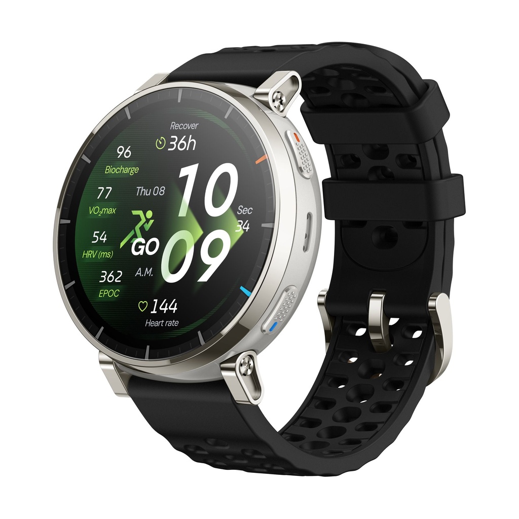 Amazfit Active 3 Bluetooth Oro (Gold) + correa Silicona Negro W2558GL1N