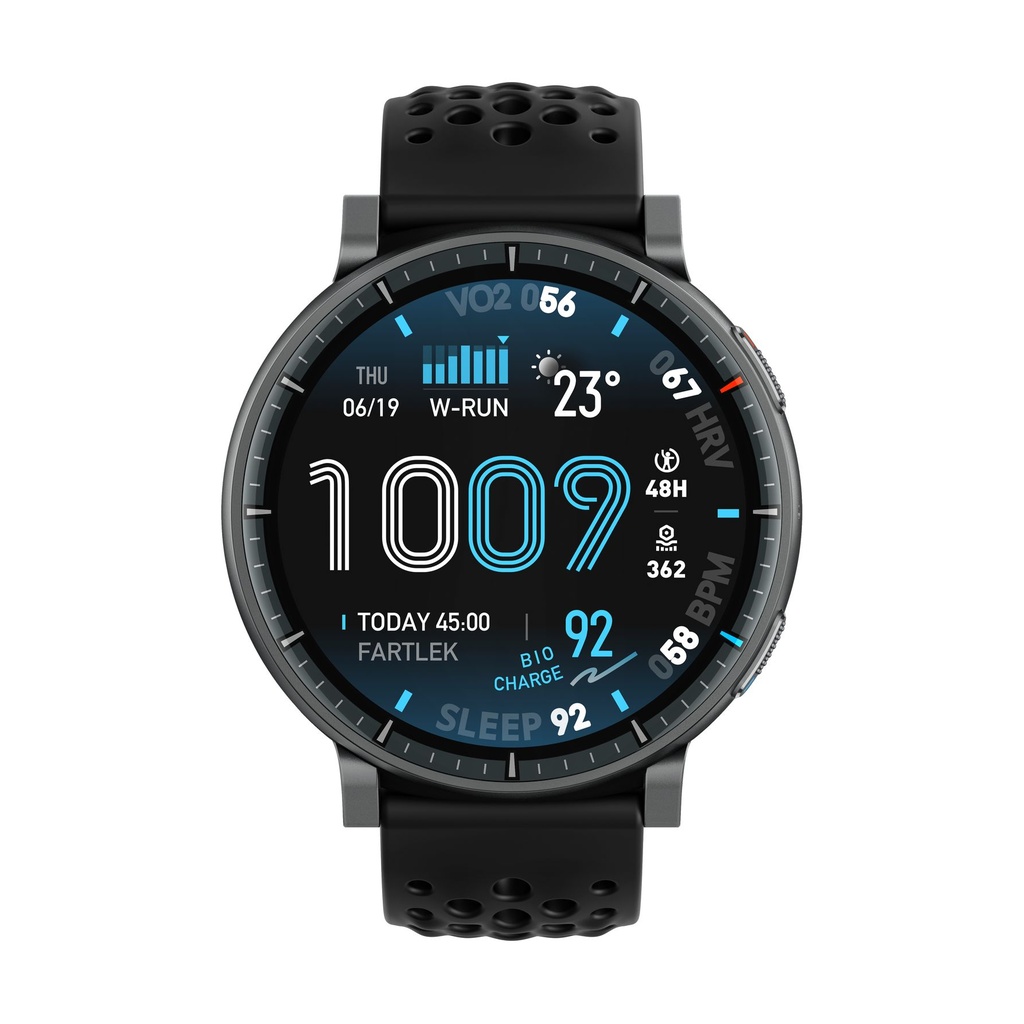 Amazfit Active Max Bluetooth Negro (Black) + correa Silicona Negro