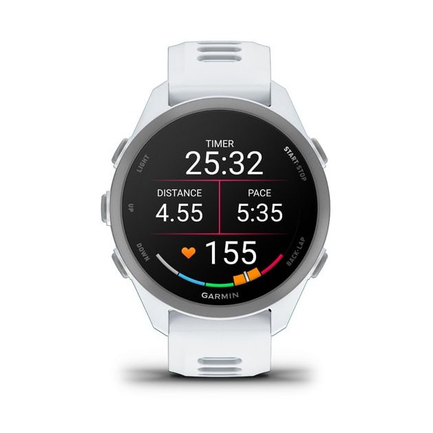 Garmin Forerunner 170 Bluetooth 30 mm Blanco (White) + correa Silicona Blanco