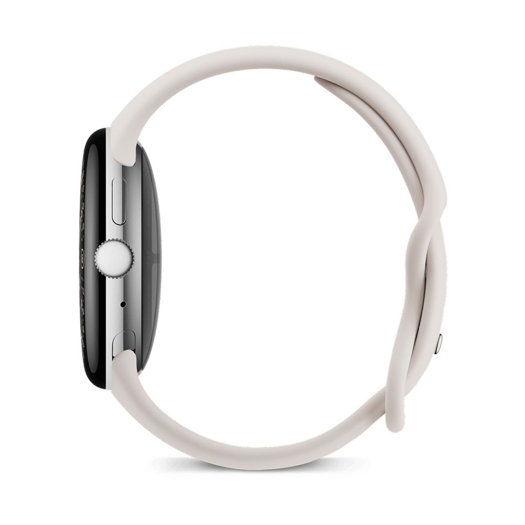 Google Pixel Watch 4 45mm WiFi Plata (Silver) y Correa Blanco (Porcelain) GA09308-EU