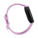 Fitbit Inspire 3 Bluetooth Negro, Lila (Black,Lilac) + correa Silicona Rosa