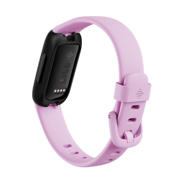 Fitbit Inspire 3 Bluetooth Negro, Lila (Black,Lilac) + correa Silicona Rosa