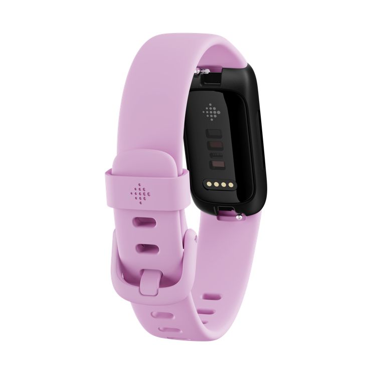 Fitbit Inspire 3 Bluetooth Negro, Lila (Black,Lilac) + correa Silicona Rosa