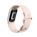 Fitbit Charge 6 Blanco (Porcelain) y Cuerpo de Aluminio Plata