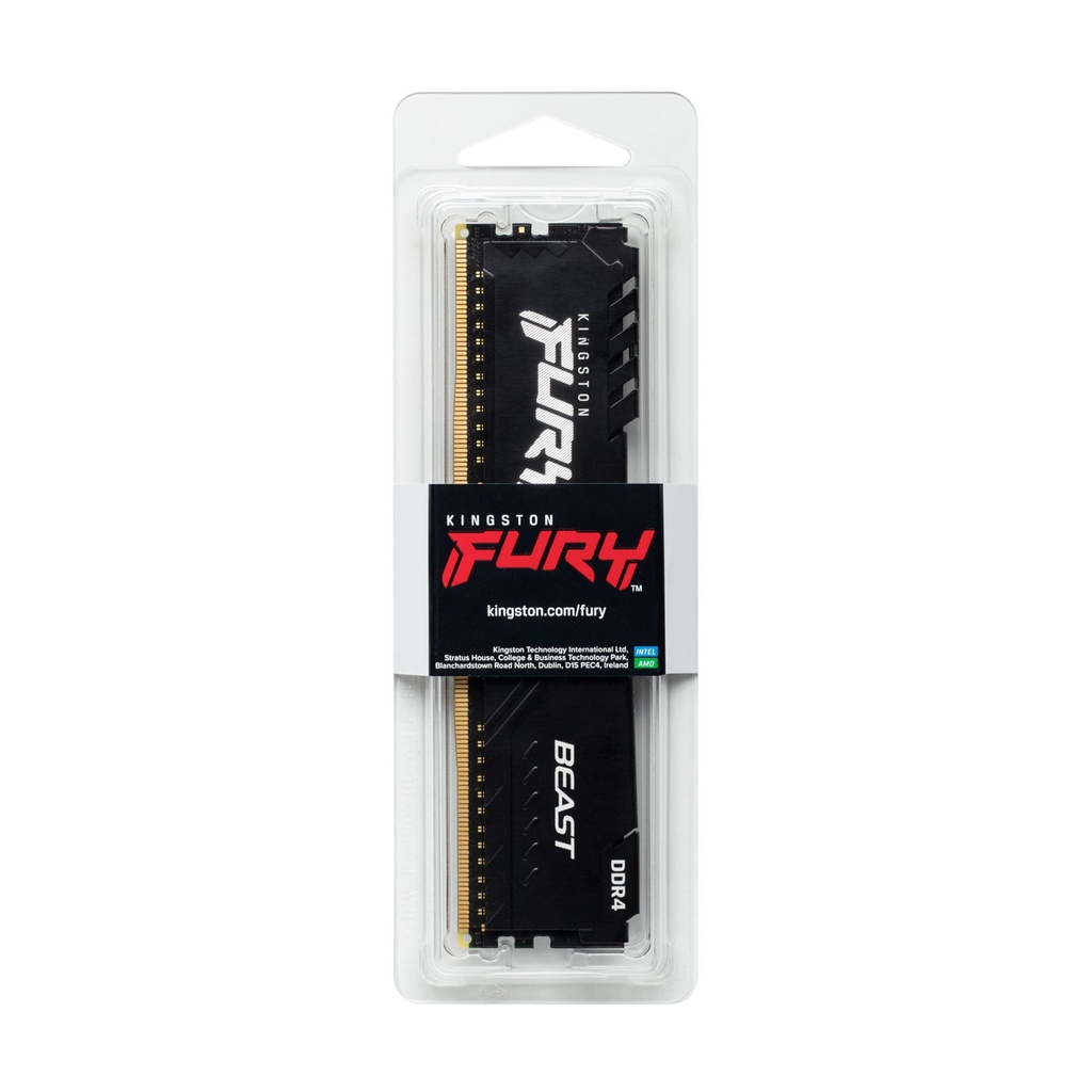 Kingston FURY Beast 8GB/ DDR4/ 3200MHz/ 1.35V/ CL16/ DIMM RAM Memory
