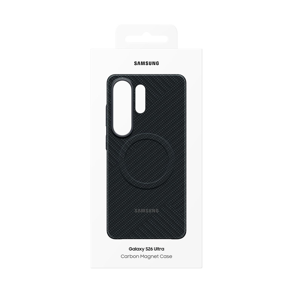 Samsung Carbon Magnet Case Black, für Samsung Galaxy S26 Ultra, EF-KS948SN