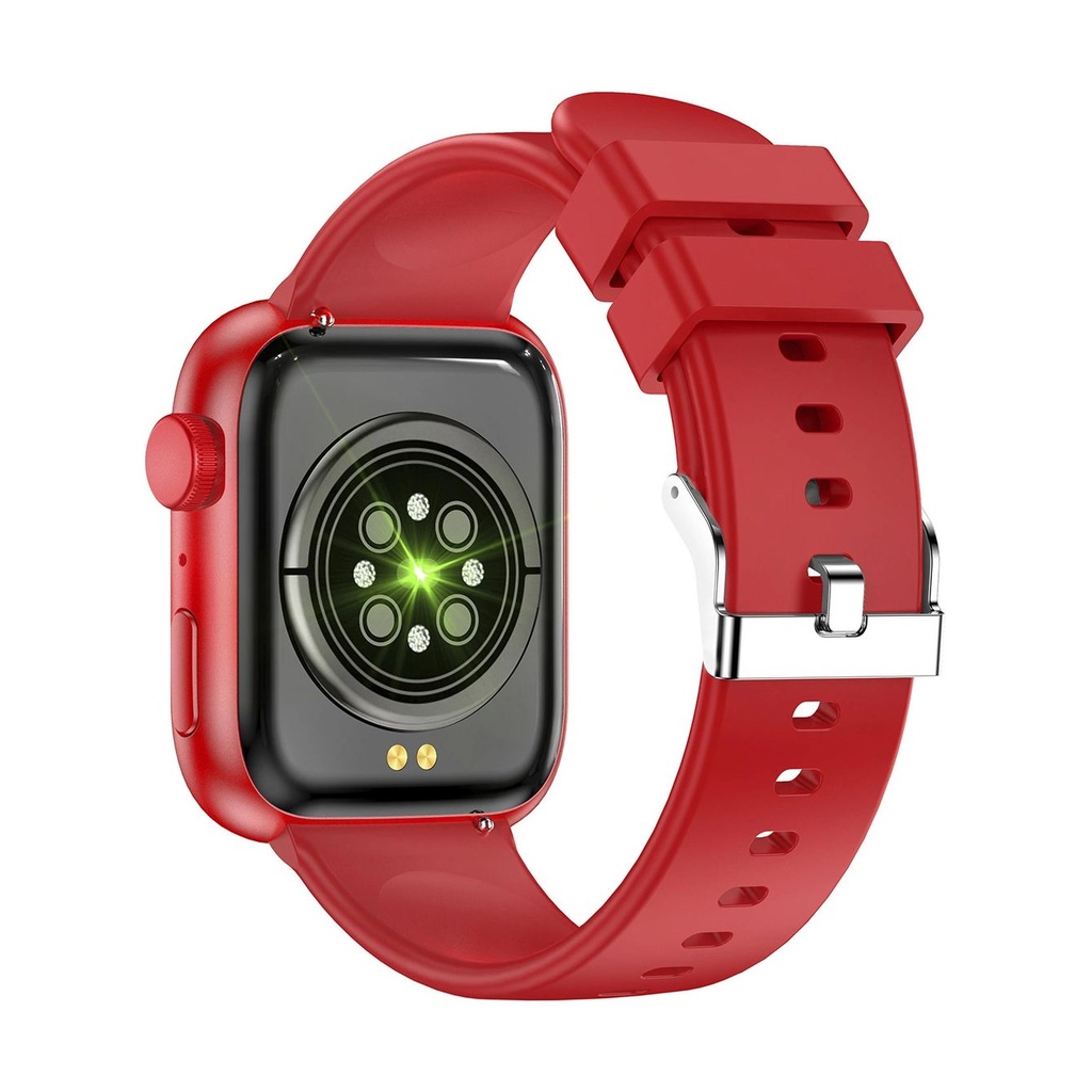 Smartwatch Forever IGo Watch 3 JW-500/ Notificaciones/ Frecuencia Cardíaca/ Rojo