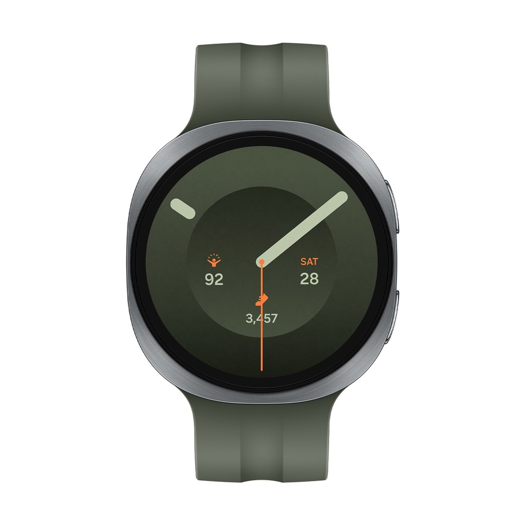 Samsung Galaxy Watch9 44mm Bluetooth Plata (Silver) y correa Sport Band Oliva L350