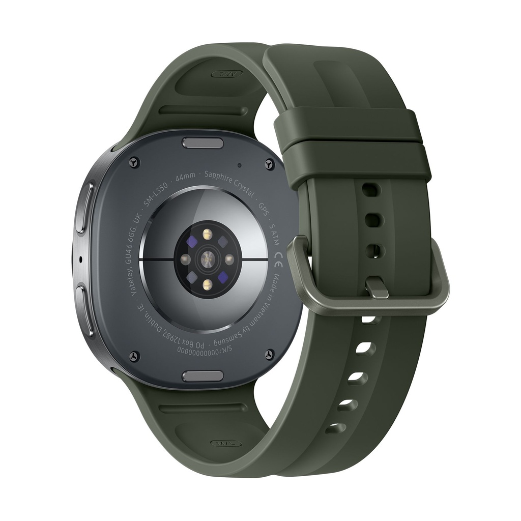 Samsung Galaxy Watch9 44mm Bluetooth Plata (Silver) y correa Sport Band Oliva L350