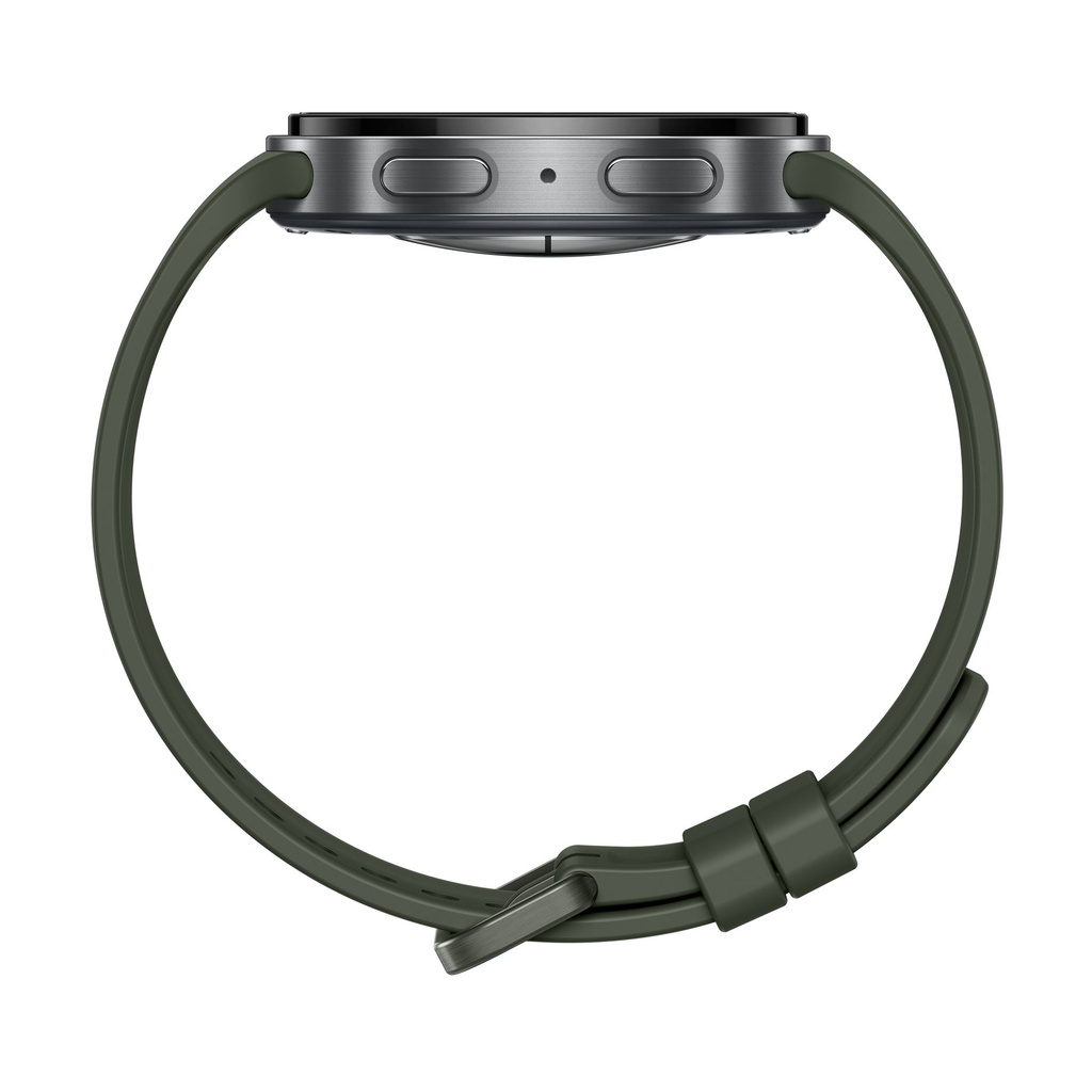Samsung Galaxy Watch9 44mm Bluetooth Plata (Silver) y correa Sport Band Oliva L350